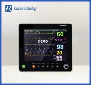 Touch Screen Multi Parameter Patient Monitor With ECG HR PR SPO2 NIBP RESP TEMP