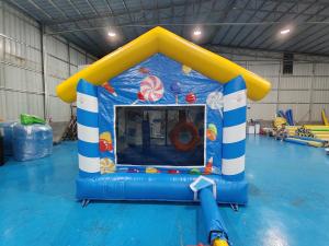 Quality Candy Themed PVC 3x3m Inflatable Bounce House Inflatable Bouncy Castle Indoor Jump House Bounce Outdoor House Party for sale