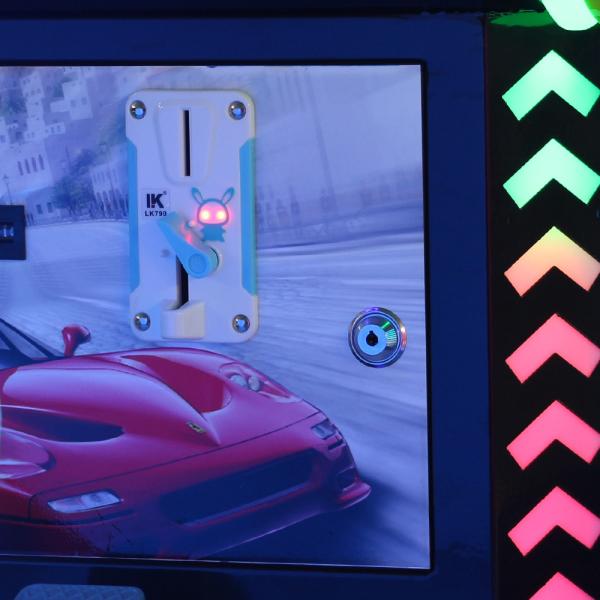 Wheel Car Racing Game Machine / One Player Children Arcade Racing Game Machine