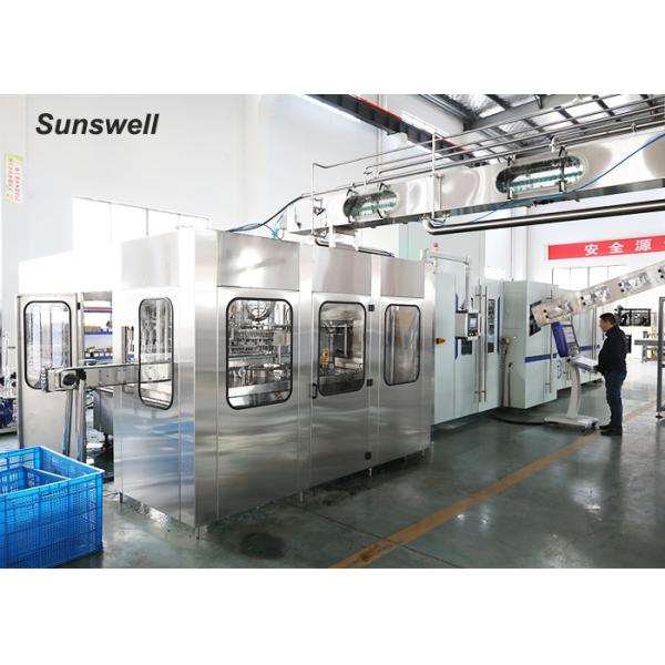 Washing Blowing Filling Capping Combiblock Water Production Line High Speed