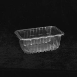 China 200 X 140 X 80MM Disposable Fast Food Containers Clear Disposable Fast Food Trays on sale
