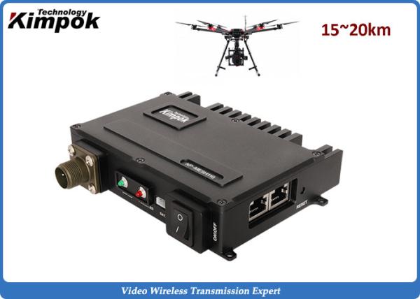 Buy 30dBm Ethernet IP Mesh Radio wireless Long Range For UAV Video Robust at wholesale prices