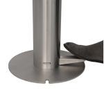 Stainless Steel Round Tube Foot Pedal Active Sanitiser Dispenser Stand Universal