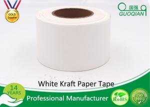 China White Waterproof Gummed Self Adhesive Kraft Paper Tape Water Activated Tape on sale
