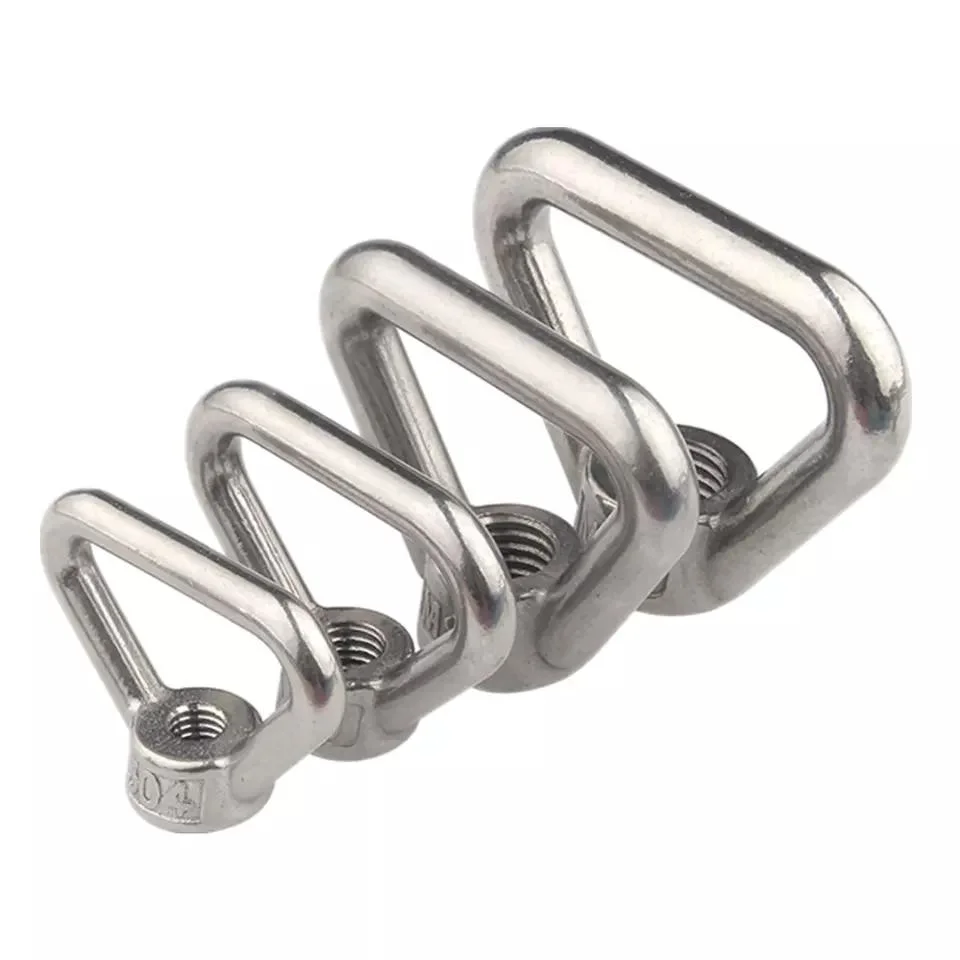 Ring Shaped Lifting Eye Bolt Nut M8 M10 M12 M14 M16 M20 Stainless Steel 304 Triangle