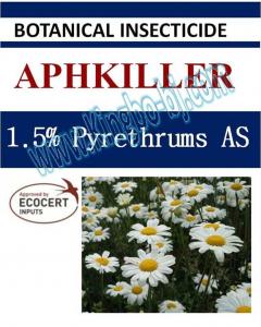 Quality organic insecticide, 1.5% Aphkiller AS, pyrethrin, biopesticide, botanic, natural for sale