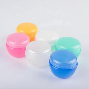 Quality Luxury Colourful 20g PP  Face Cream Jar Plastic Cosmetic Jars for sale