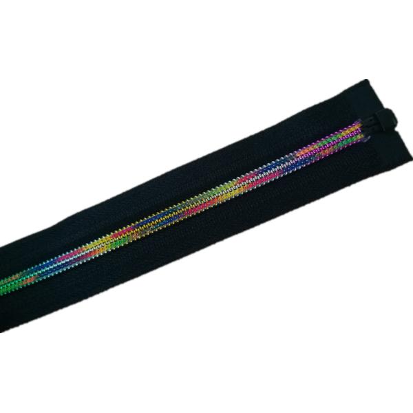 Rainbow zip bolsa zipper a5 zipper binder