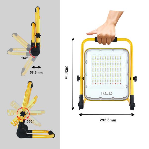 Buy Multi Function 20 W 40 W 12v Portable LED Work Light Replaceable Color Match With Stand at wholesale prices