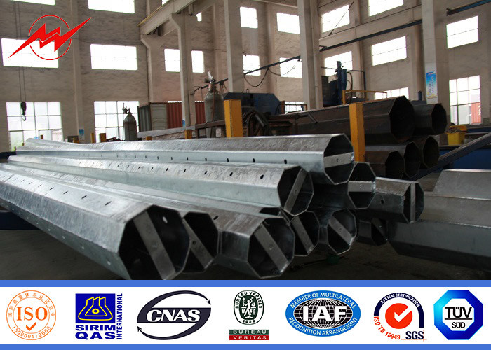 Cast Aluminum Street Light Pole 5-15m 132KV Traffic Control Signs Customized Color