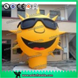 Quality 3m Sunglasses Advertising Inflatable Sun Cartoon/Event Party Inflatable Sun Decoration for sale