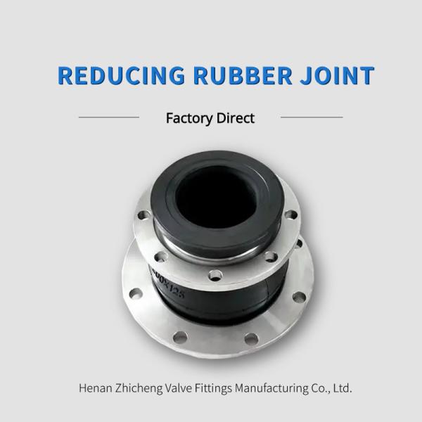 ANSI Cl150 Flange End Compensator Single Sphere Flexible Epdm Eccentric Reducing Rubber Expansion Joint Rubber Bellows Expansion Joints Nylon Cord