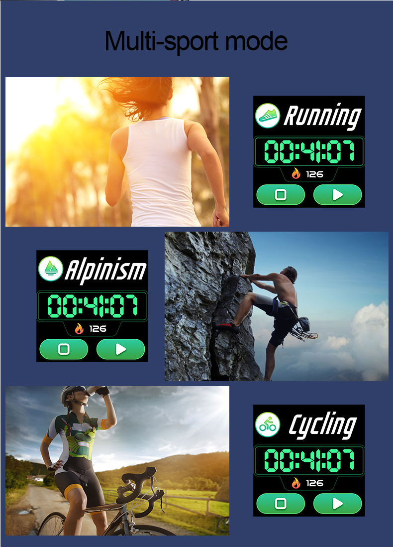 Android IOS TPU Band F5 Smartwatch NFC Fitness Watch With Speech Recognition Portuguese Turkish