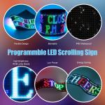 Indoor LED Digital Signage with Bluetooth App Control and Remote Scrolling