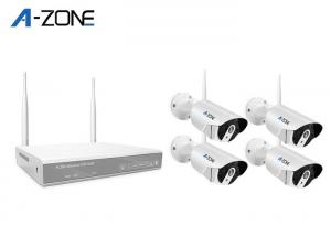 China 1.0MP 720P 4 Wireless CCTV Camera Kit  , House Security Camera Kit  on sale