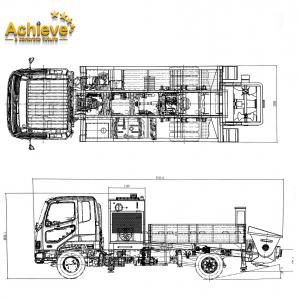 China PTO Driven Truck Mounted Concrete Line Pump AI-50CLPP 40M³/H For Australia on sale