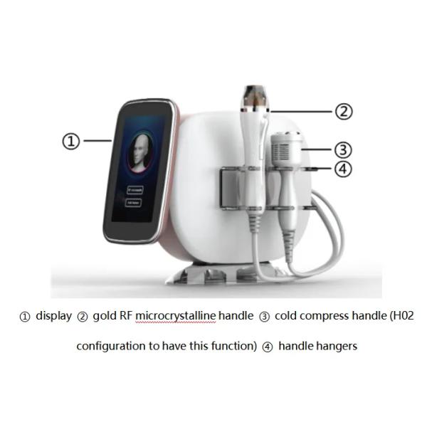H02 Touch Screen Stretch Scars Marks Remove Anti-Wrinkle Fractional Rf Microneedle Machine Skin Tightening Machine