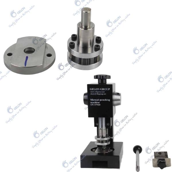 Manual Coin Cell Battery Disc Cutter CR2016 Coin Cell Assembly Battery Anode