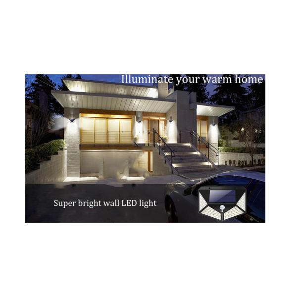 Solar Powered LED Wall Light High Brightness LED Light With Motion Sensor