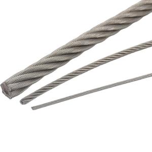 China 8mm Galvanized Stainless Steel Wire Rope for Industry Welding Assistance Provider on sale