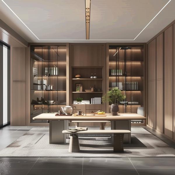 Modern Melamine Clothes Wardrobe Customized Color Closet Cupboard Made of E1 Plywood