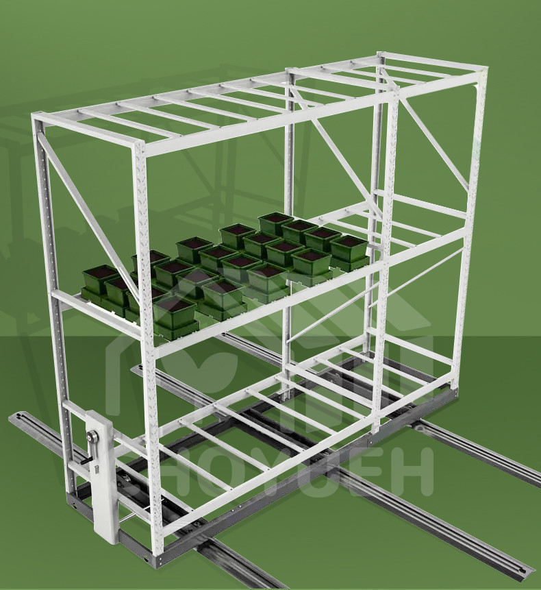 Greenhouse Rolling Bench System Farming Seedling Bed 8/16/24/32ft