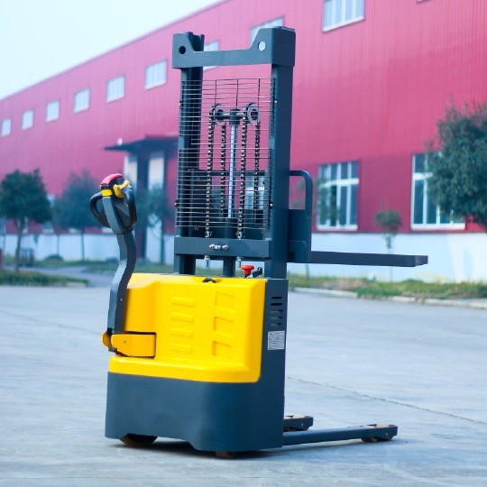 Single Frame Full Electric Stacker 1 Ton