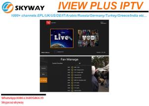 Quality Hot Selling HD LIVE IPTV including Arabic UK Russian Greece Channels for sale