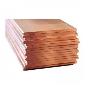 Quality C11000 C12200 C21000 Copper Brass Metals , Polished Copper Cathode Plates for sale