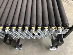 Flexible Rubber Coated Powered Roller Conveyor for transport bags
