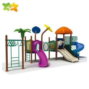 Plastic Preschool Climbing Outdoor Bridge Playground Slide