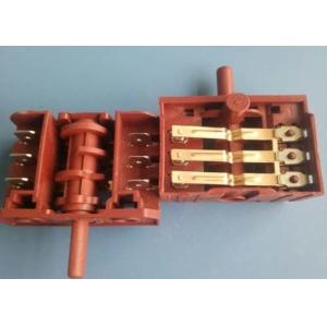 SD Series Multi Position Rotary Switch 3 / 4 / 5 / 6 Position For Oven