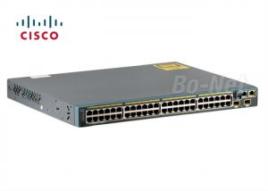 Quality 48 Port Full POE Used Cisco Gigabit Switch , 10G SFP+ Cisco Network Switch WS-C2960S-48FPD-L for sale