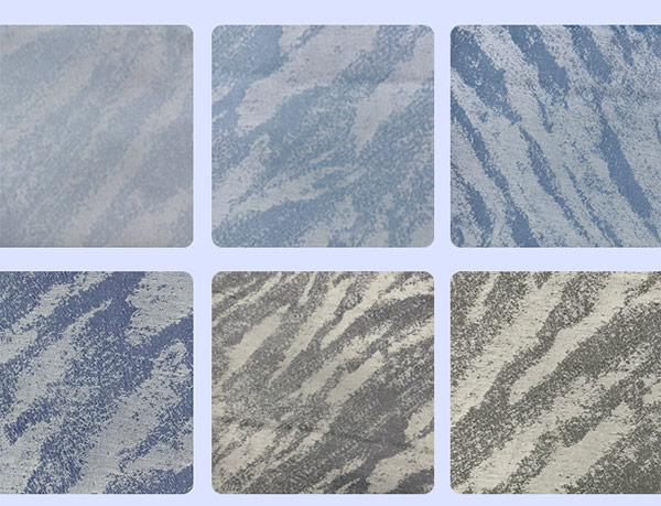 No Washing No Faded Jacquard Denim Fabric 32s 120*70 Rayon Poly Imitation Blend