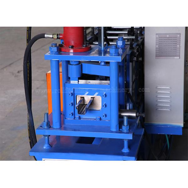 Hat Purlin Roll Forming Machine Galvanized Steel PLC Control