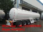 CLW brand 58500Liters bulk lpg gas trailer with sunshield cover for sale, best