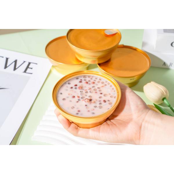 Red bean sago with milk , Hong Kong style , Sweet and nourishing , Simmer at 121°C with 0 additives