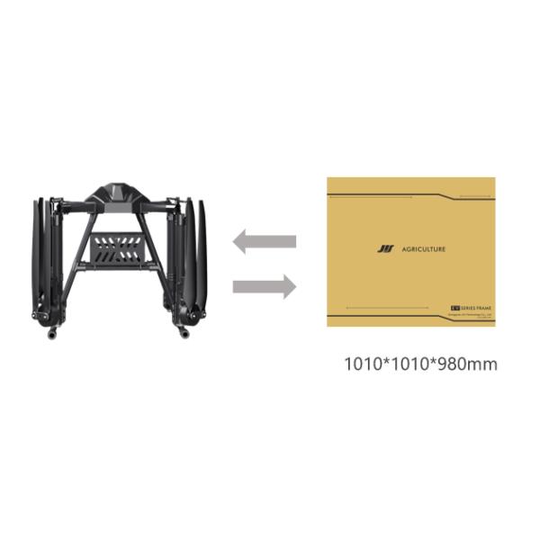 Foldable and Portable FPV Drone Bottom Hanging Load Maximum Takeoff Weight of 110kg for Multi-Functional Applications