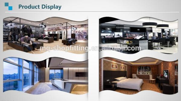 Custom Popular Shanghai Factory Wooden Cabinet for Garment Store Bag Shoes Display Case Brand Store Interior Decoratio