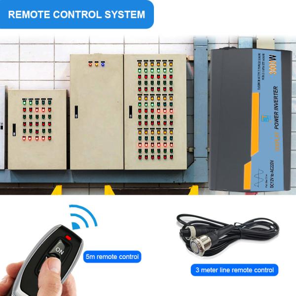 3000W High Frequency Pure Sine Wave Inverter 12V 220V Output Type Single MTS Series