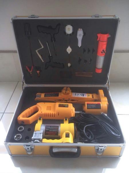 Buy high quality   3 in 1 functions electric scissor lifting jack with inflating pump with CE certificate at wholesale prices