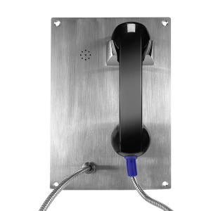 Flush Mounting Vandal Proof Intercom , Auto Dial Emergency Phone For Parking