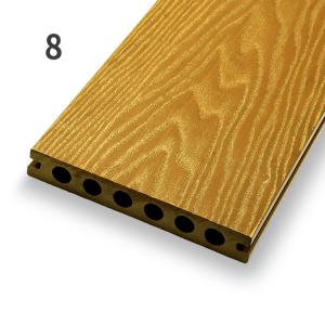 Textured 3D Composite Decking Embossing Wood Plastic Composite Decking