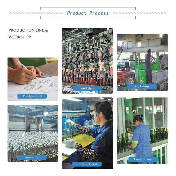 Luxury Empty Clear Amber Or Brown Glass Storage Bottles 330ml For Beverage Beer