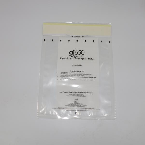 95kPa Gamma Radiation Sterilized 6.5X9.5 Inches Leakproof Sample Transport Bag