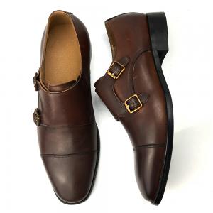 China Cow Leather Dress Shoes Summer Men Oxford Shoes with Double Buckle on sale