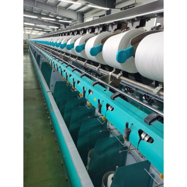 Knotless Core Spun Thread , 100 Polyester Yarn Raw White Ring and TFO