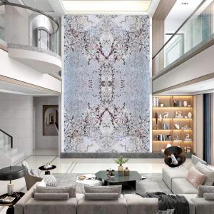 Quality Luxury Natural Quartzite Stone Slab Hotel Villa Living Room Wall Decor Kitchen Countertop for sale