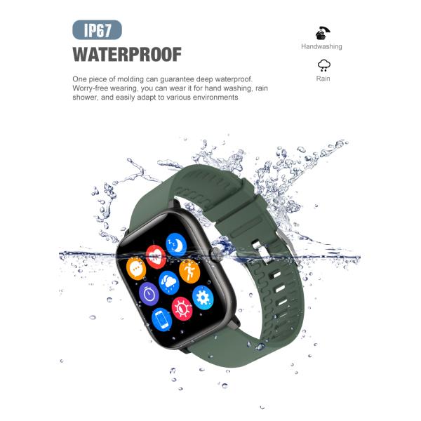 High Resolution 1.4 inch Smartwatch With Blood Oxygen Sensor P18