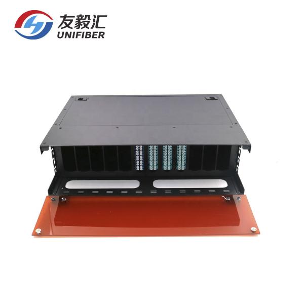 19" Rack Mount 3U 288core 12x24F MPO-LC Cassette Patch Panel